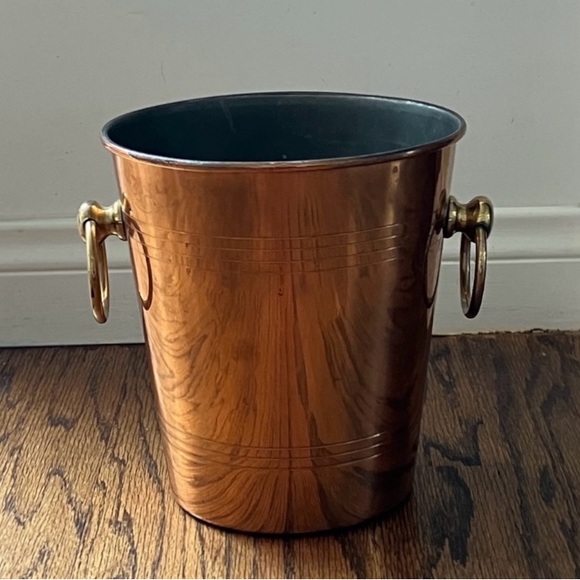 Vintage Copper Champagne Wine Ice Bucket - Picture 1 of 4